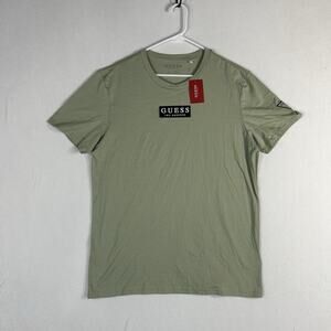 Guess NEW Green Balsam Hugo Patch Short Sleeve Shirt Men's XL Crewneck Tee NWT